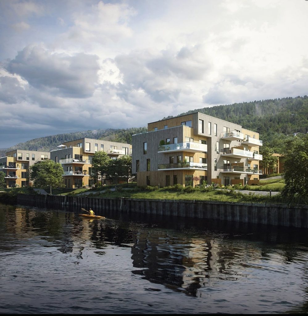 Besseggen arkitekter boligprosjekt Drammen