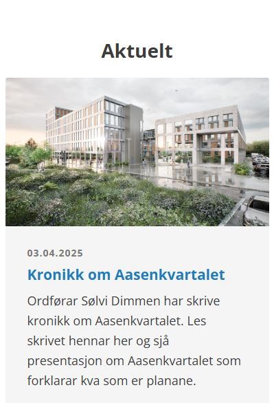 Volda aasenkvartalet campus